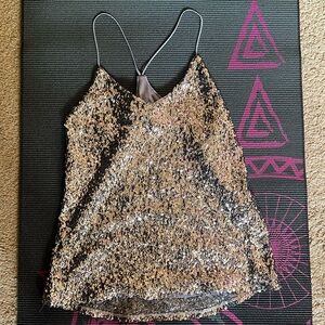 Express, S, Silver Sequins